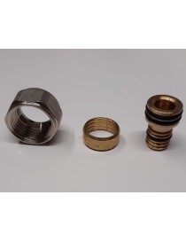 MULTISTRATO ADATTATORE COLLETTORE/VALVOLE 16X3/4 CROMATO