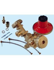 CENTRALINA GAS SENZA MANOMETRO 2 ELEMENTI 4 KG