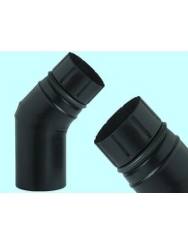 GOMITO X PELLET Ø 80 A 45° ECO