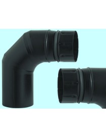 GOMITO X PELLET Ø 80 A 90° ECO