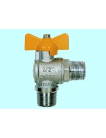 RUBINETTO GAS P/TUBO INOX  1/2 M.M.