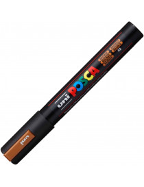 PENNARELLO INDELEBILE UNI POSCA MARRONE PC5