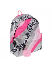 BACKPACK GLITTER LEOPARD WAVE HYPE