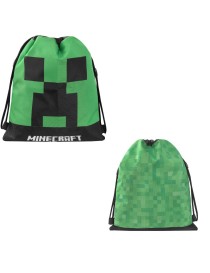 MINECRAFT ZAINO COULISSE CREEPER
