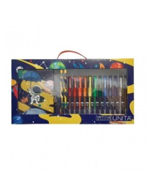 TINTA UNITA GIFT SET DIARIO SEGRETO +12 PENNE GEL+2 MATITE 60898-C LUCC E PENNA