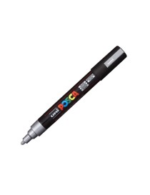 Set Pennarelli Posca PC-3M Da 12 Pezzi, A Base D'acqua, Colori Assortiti Con Extra Nero E Bianco, Punta Media